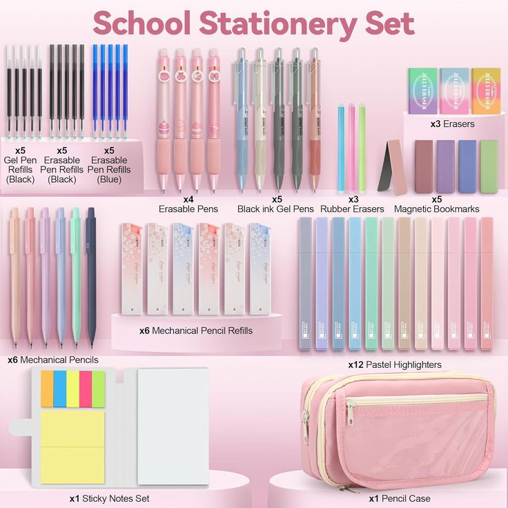 School Stationery Set